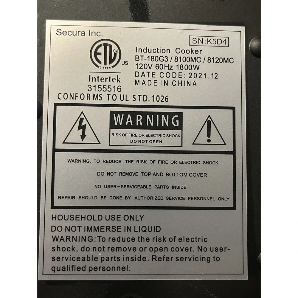 Duxtop 8100MC Portable Induction Cooktop 1800W Countertop Burner – Tested